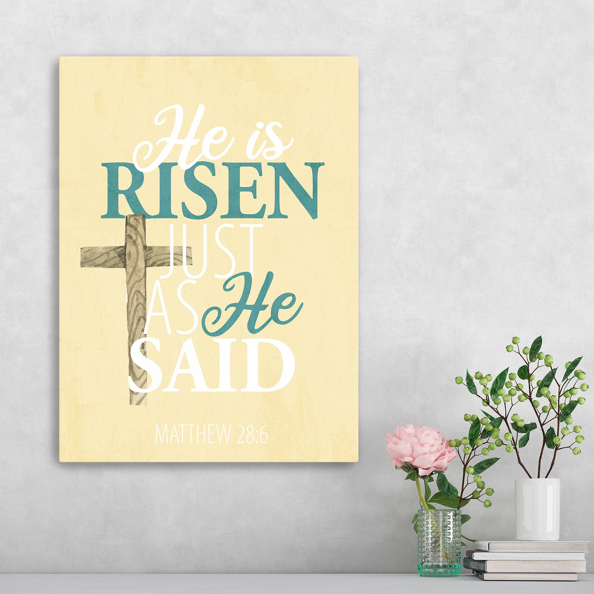 Lumaprints Risen Canvas Giclée Art